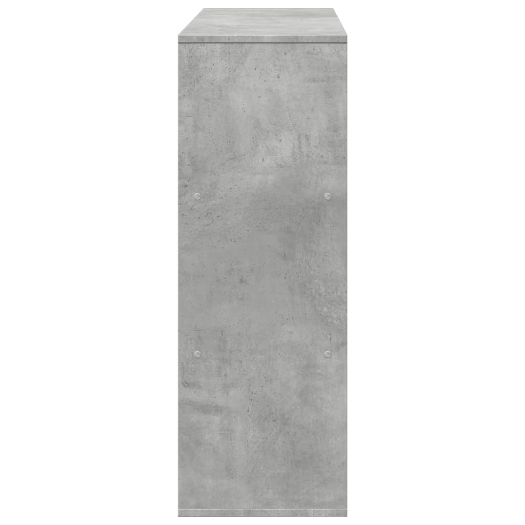 Book Cabinet/Room Divider Concrete Grey 100x33x94.5 cm