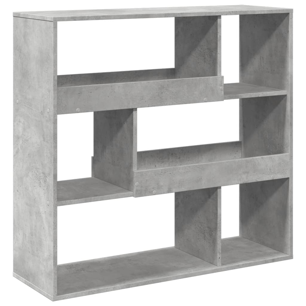 Book Cabinet/Room Divider Concrete Grey 100x33x94.5 cm