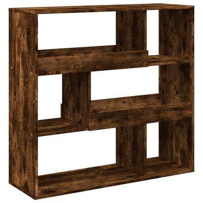 Book Cabinet/Room Divider Smoked Oak 100x33x94.5 cm