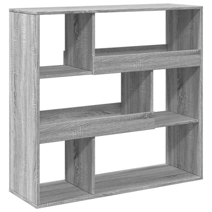 Book Cabinet/Room Divider Grey Sonoma 100x33x94.5 cm