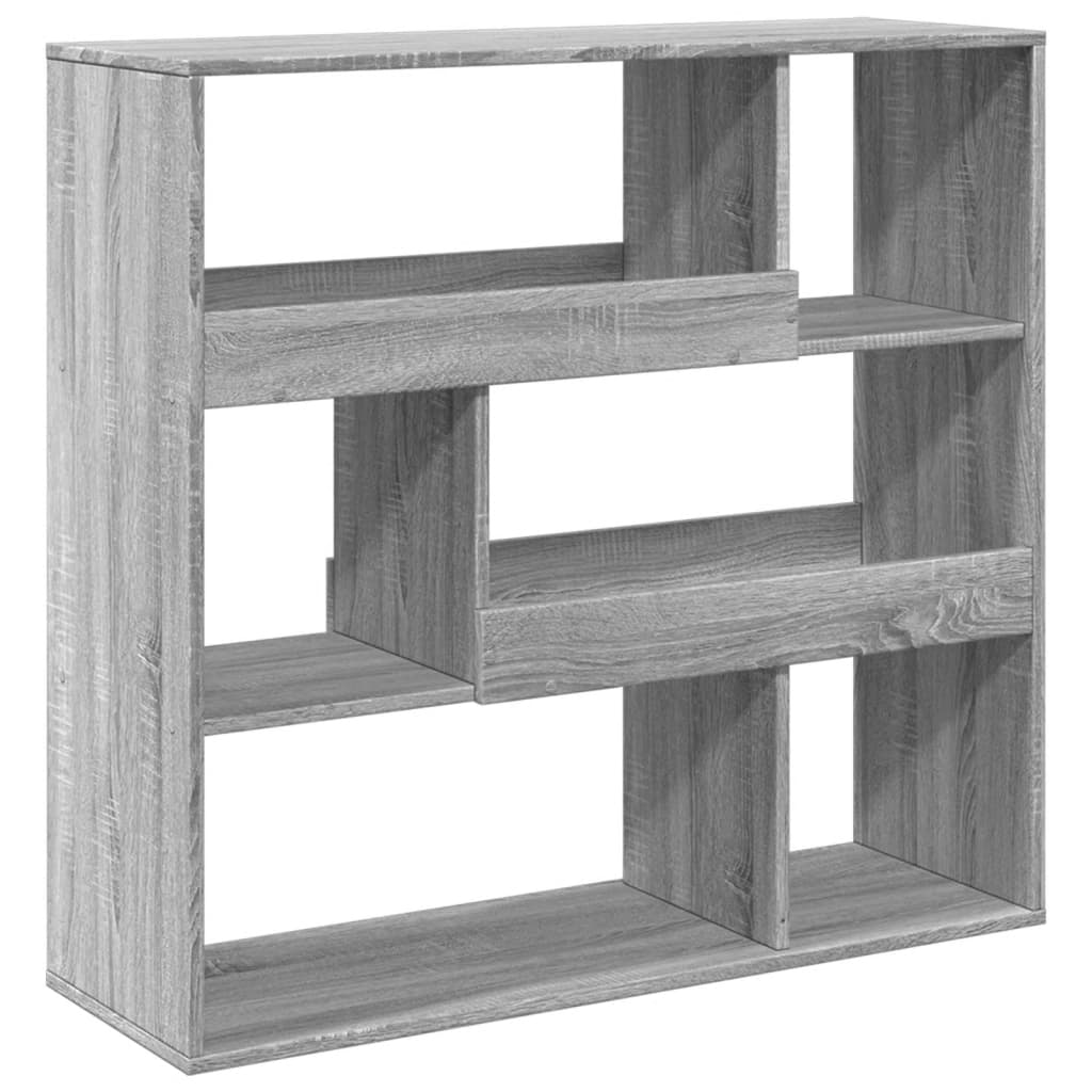 Book Cabinet/Room Divider Grey Sonoma 100x33x94.5 cm