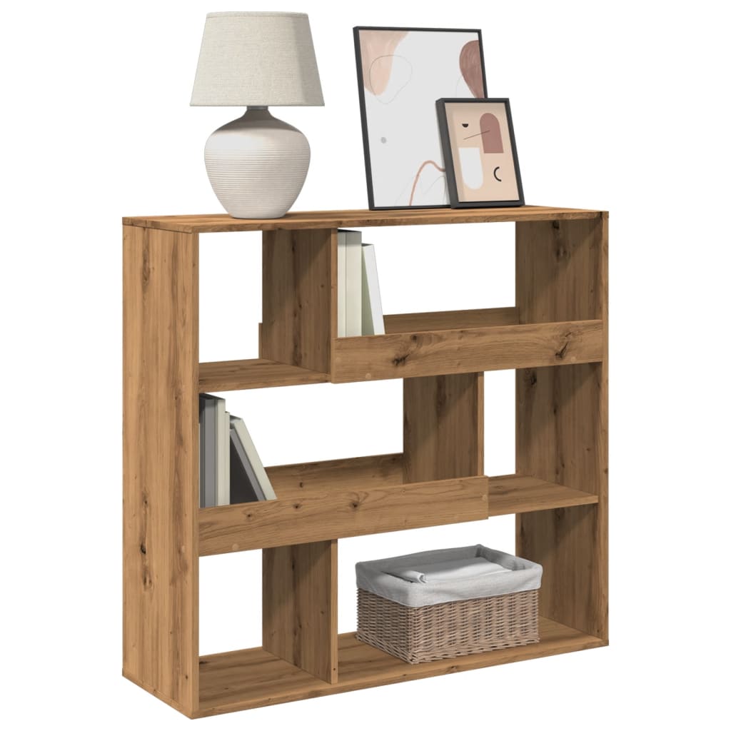 Book Cabinet/Room Divider Artisian Oak 100x33x94.5 cm