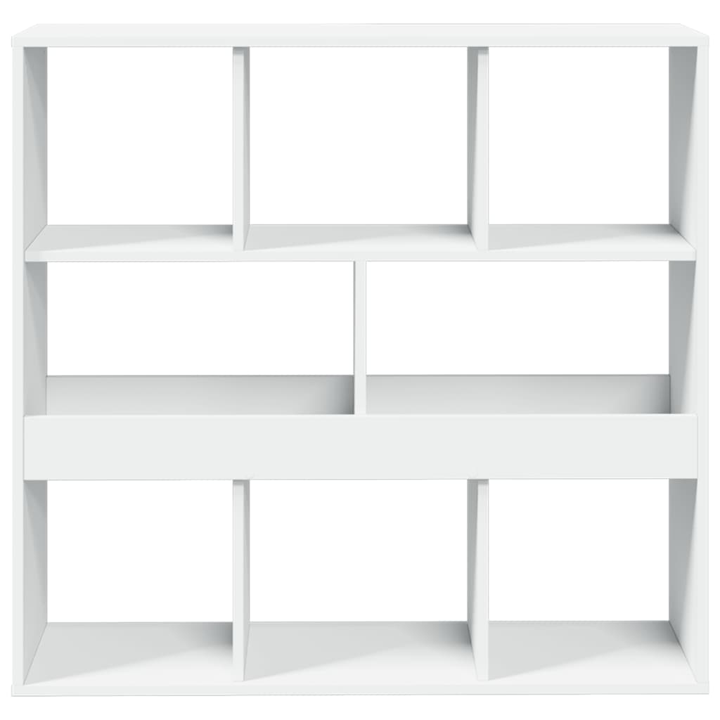 Book Cabinet/Room Divider White 100x33x94.5 cm