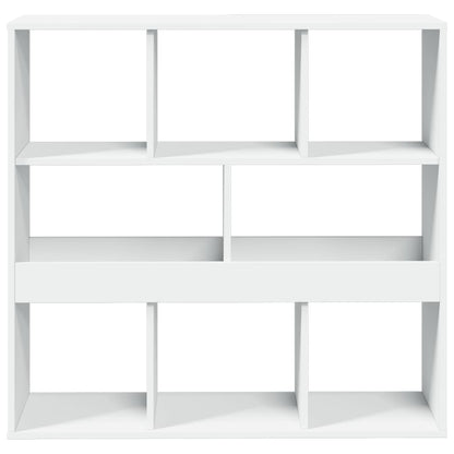 Book Cabinet/Room Divider White 100x33x94.5 cm