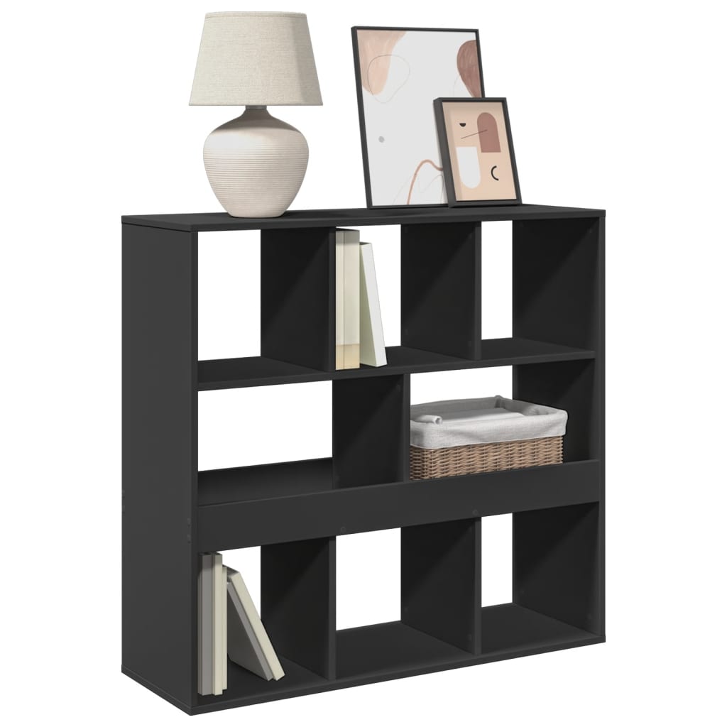 Book Cabinet/Room Divider Black 100x33x94.5 cm