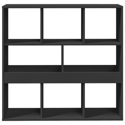 Book Cabinet/Room Divider Black 100x33x94.5 cm