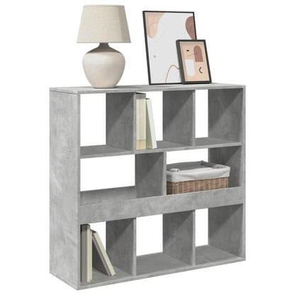 Book Cabinet/Room Divider Concrete Grey 100x33x94.5 cm