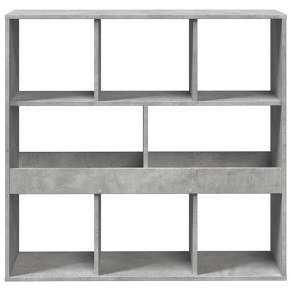 Book Cabinet/Room Divider Concrete Grey 100x33x94.5 cm