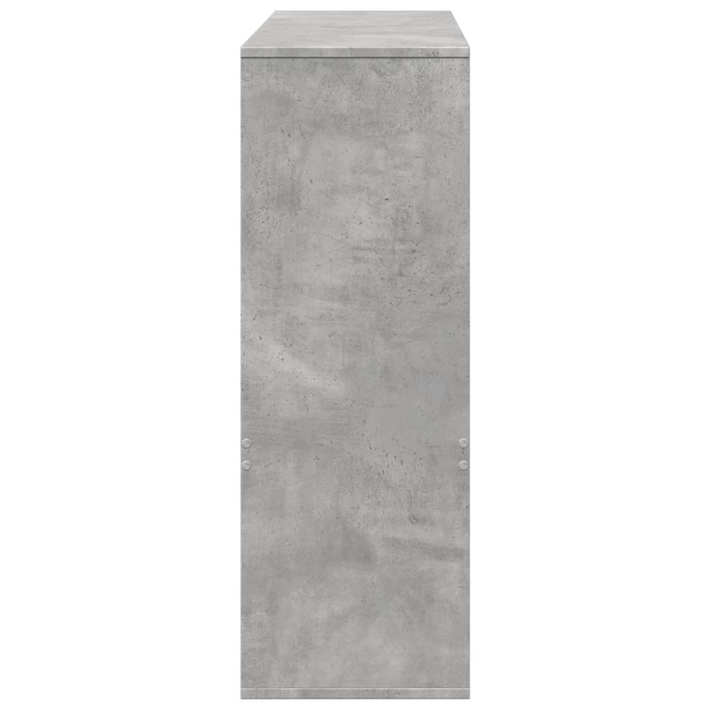 Book Cabinet/Room Divider Concrete Grey 100x33x94.5 cm