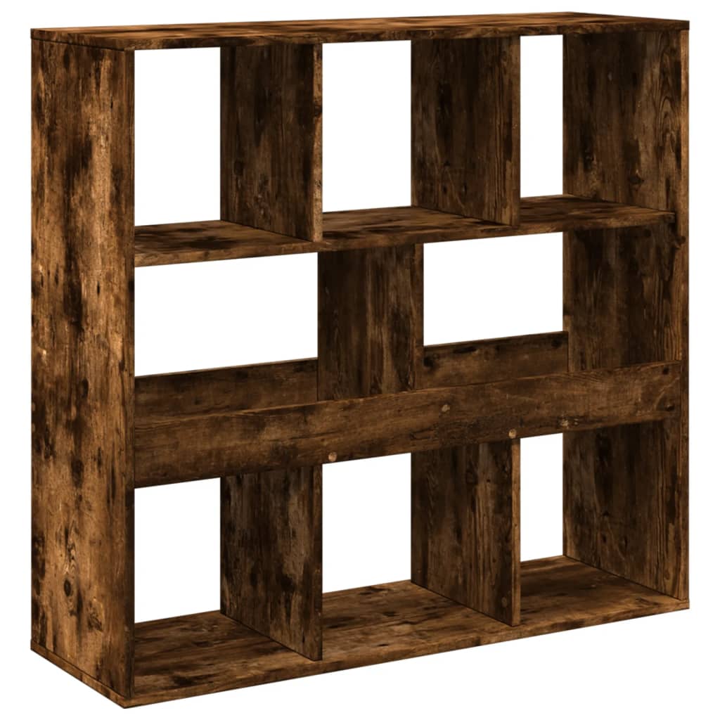 Book Cabinet/Room Divider Smoked Oak 100x33x94.5 cm