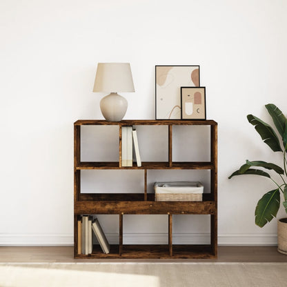 Book Cabinet/Room Divider Smoked Oak 100x33x94.5 cm