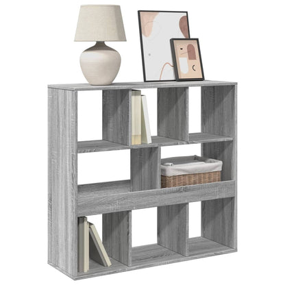 Book Cabinet/Room Divider Grey Sonoma 100x33x94.5 cm