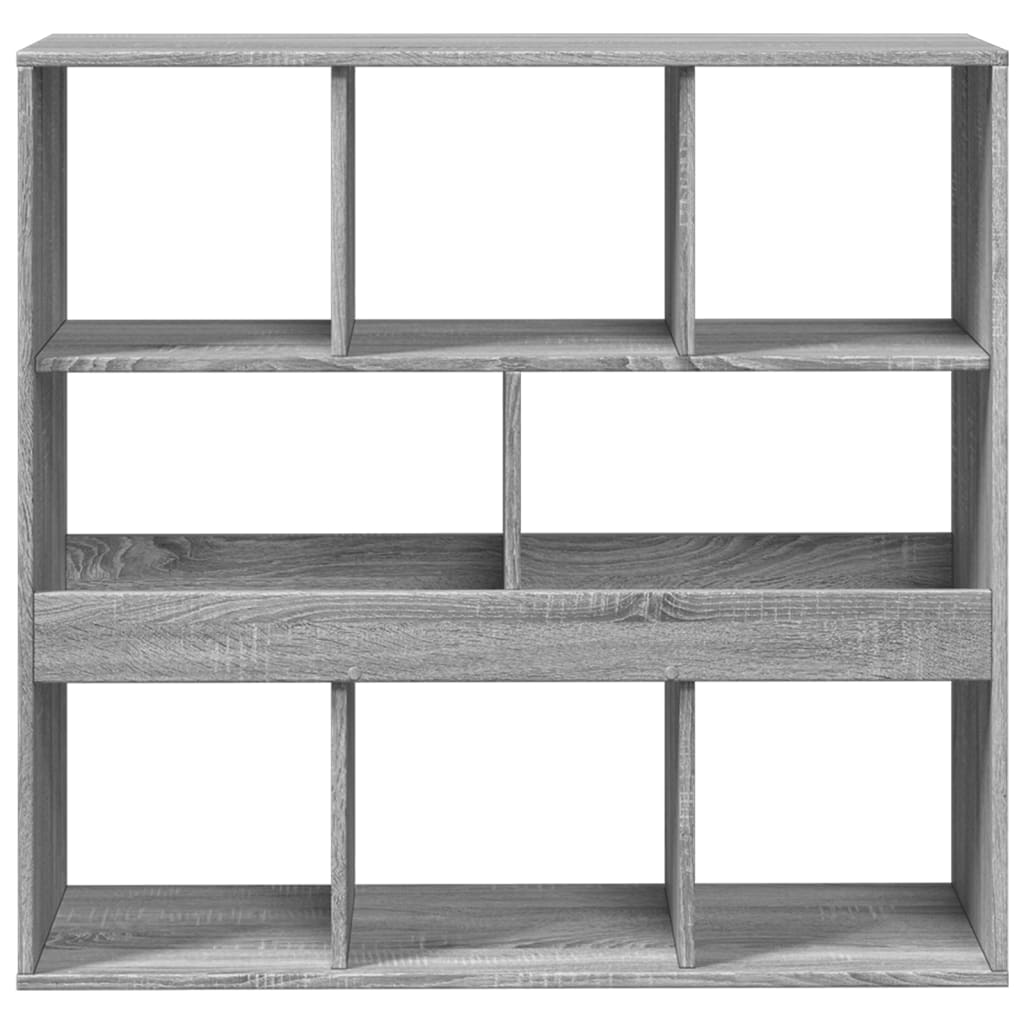 Book Cabinet/Room Divider Grey Sonoma 100x33x94.5 cm