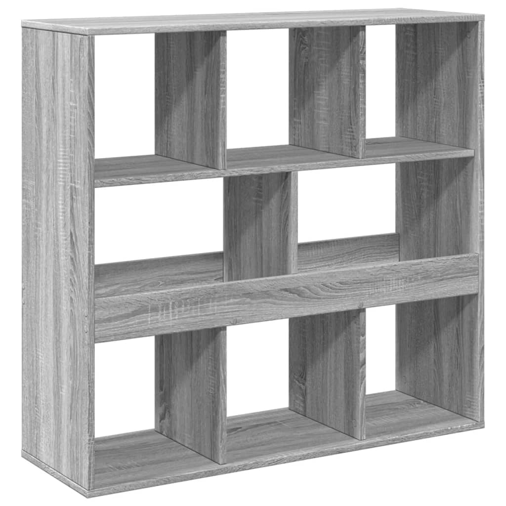 Book Cabinet/Room Divider Grey Sonoma 100x33x94.5 cm