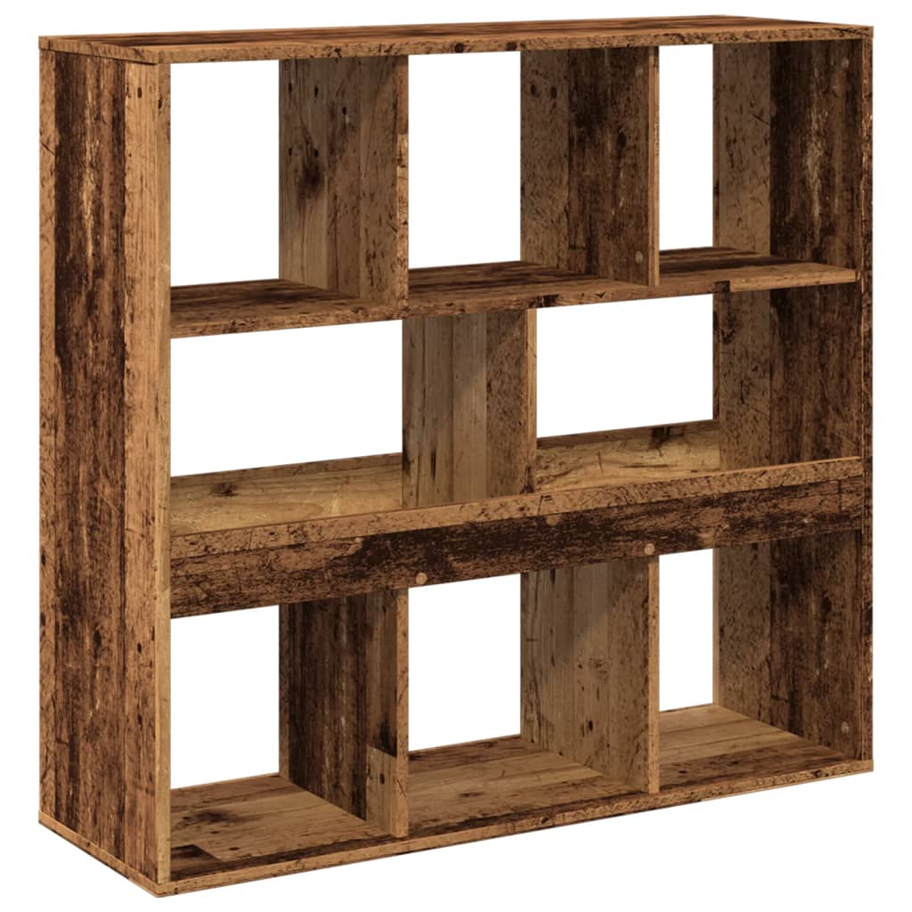 Book Cabinet/Room Divider Old Wood 100x33x94.5 cm