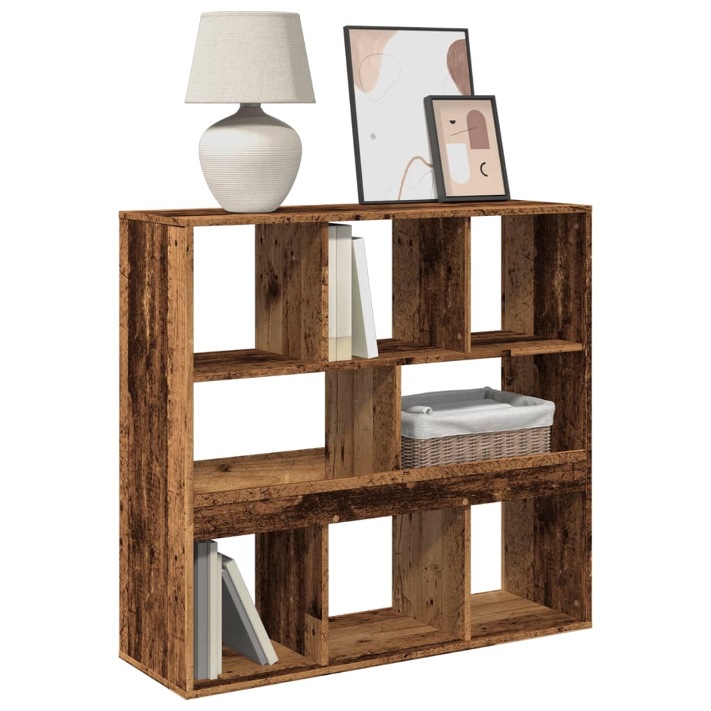 Book Cabinet/Room Divider Old Wood 100x33x94.5 cm