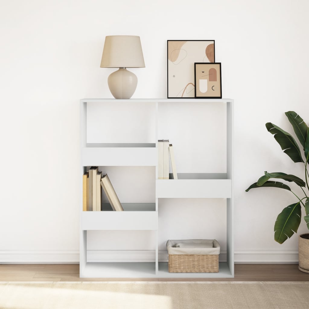 Book Cabinet/Room Divider White 100x33x115 cm