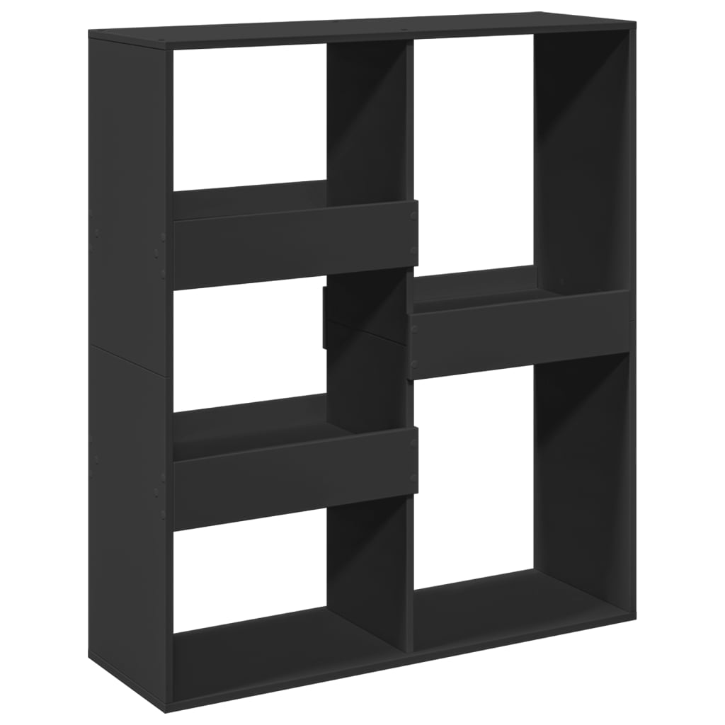 Book Cabinet/Room Divider Black 100x33x115 cm