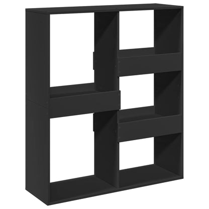 Book Cabinet/Room Divider Black 100x33x115 cm