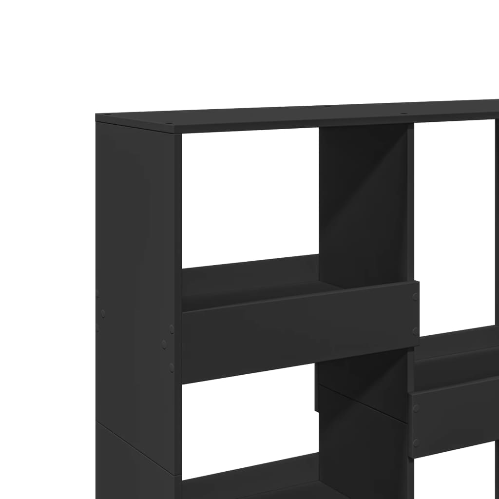 Book Cabinet/Room Divider Black 100x33x115 cm