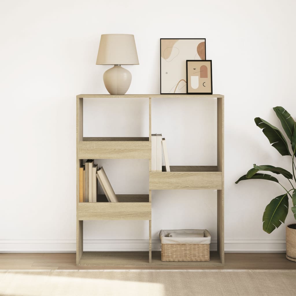 Book Cabinet/Room Divider Sonoma Oak 100x33x115 cm