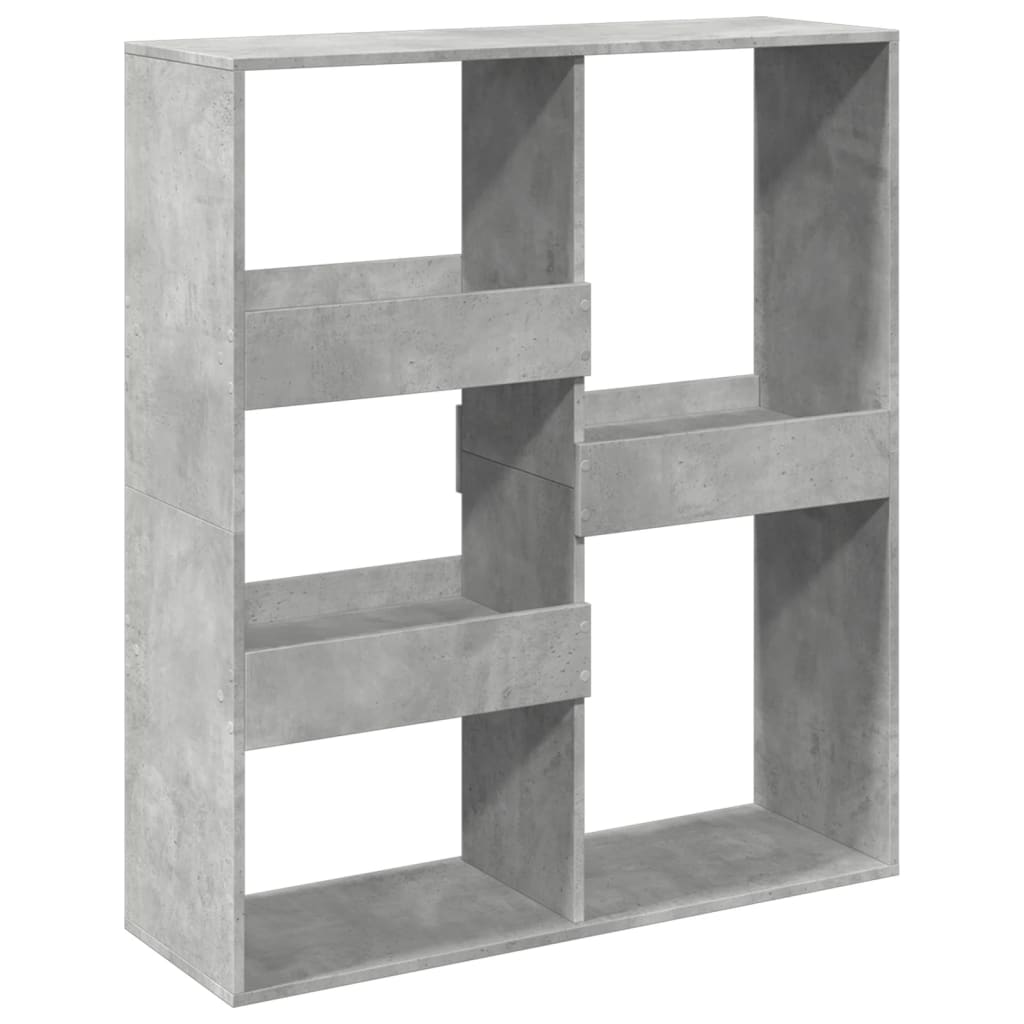 Book Cabinet/Room Divider Concrete Grey 100x33x115 cm