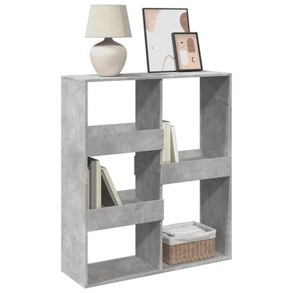 Book Cabinet/Room Divider Concrete Grey 100x33x115 cm