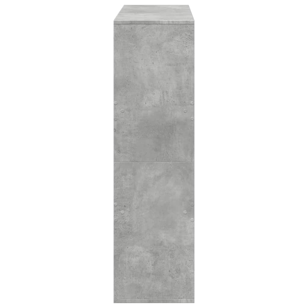 Book Cabinet/Room Divider Concrete Grey 100x33x115 cm