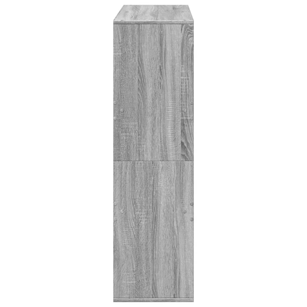 Book Cabinet/Room Divider Grey Sonoma 100x33x115 cm