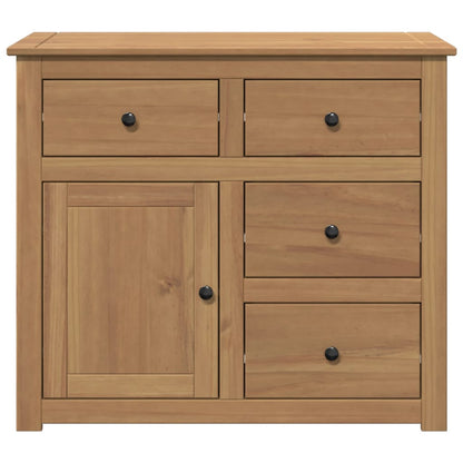 Sideboard with Drawers Panama 93x40x80 cm Solid Wood Pine