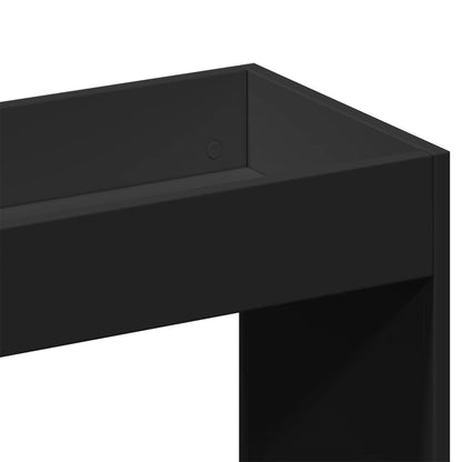 Highboard Black 63x33x100 cm Engineered Wood