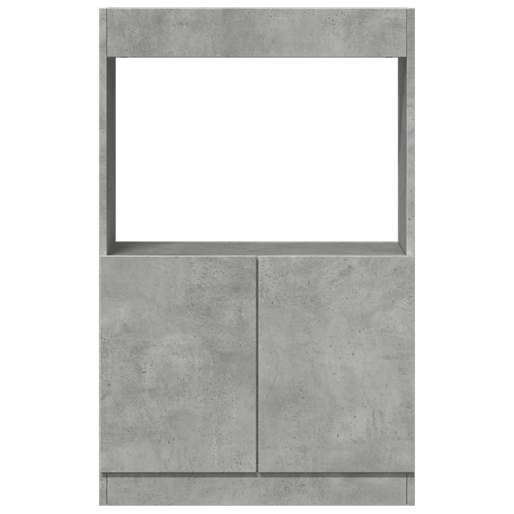 Highboard Concrete Grey 63x33x100 cm Engineered Wood