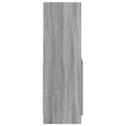 Highboard Grey Sonoma 63x33x100 cm Engineered Wood