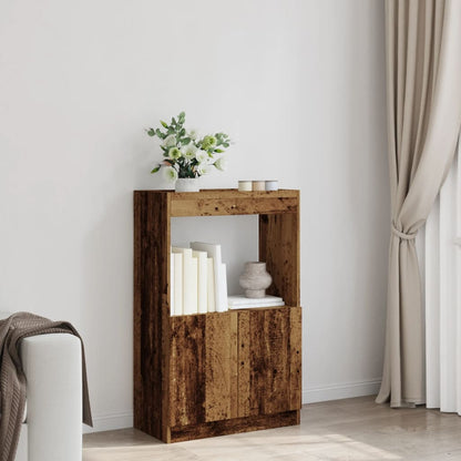 Highboard Old Wood 63x33x100 cm Engineered Wood