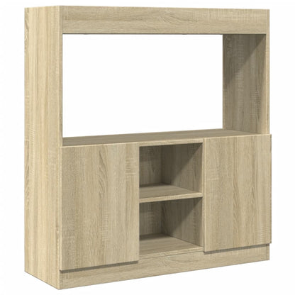 Highboard Sonoma Oak 92x33x100 cm Engineered Wood