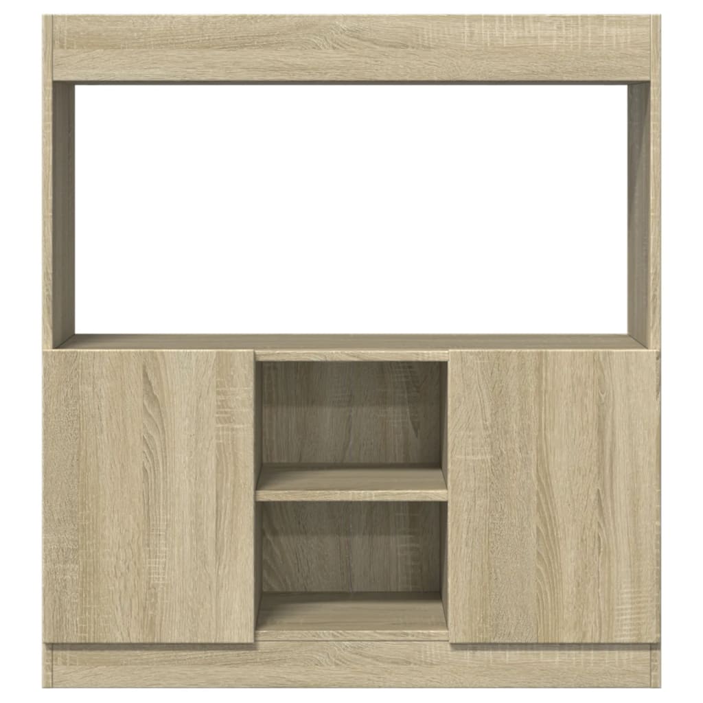 Highboard Sonoma Oak 92x33x100 cm Engineered Wood