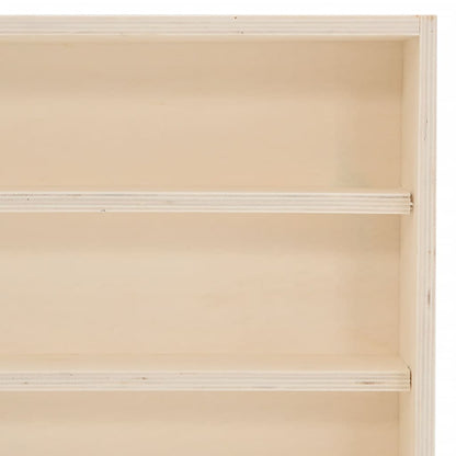 Wooden Collector's Display Case with Doors 80x8.5x37cm