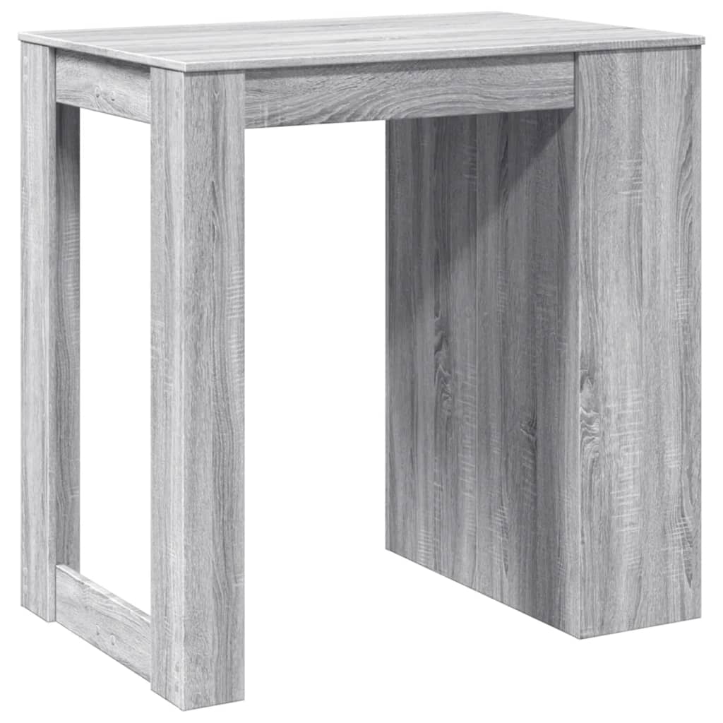 Bar Table Grey Sonoma 102x70x103.5 cm Engineered Wood