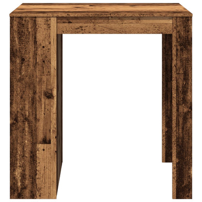 Bar Table Old Wood 102x70x103.5 cm Engineered Wood