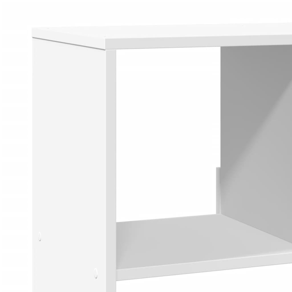 Bookcase White 100x33x125.5 cm Engineered Wood