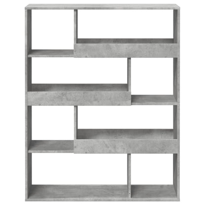 Bookcase Concrete Grey 100x33x125.5 cm Engineered Wood