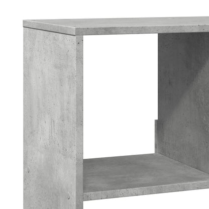 Bookcase Concrete Grey 100x33x125.5 cm Engineered Wood