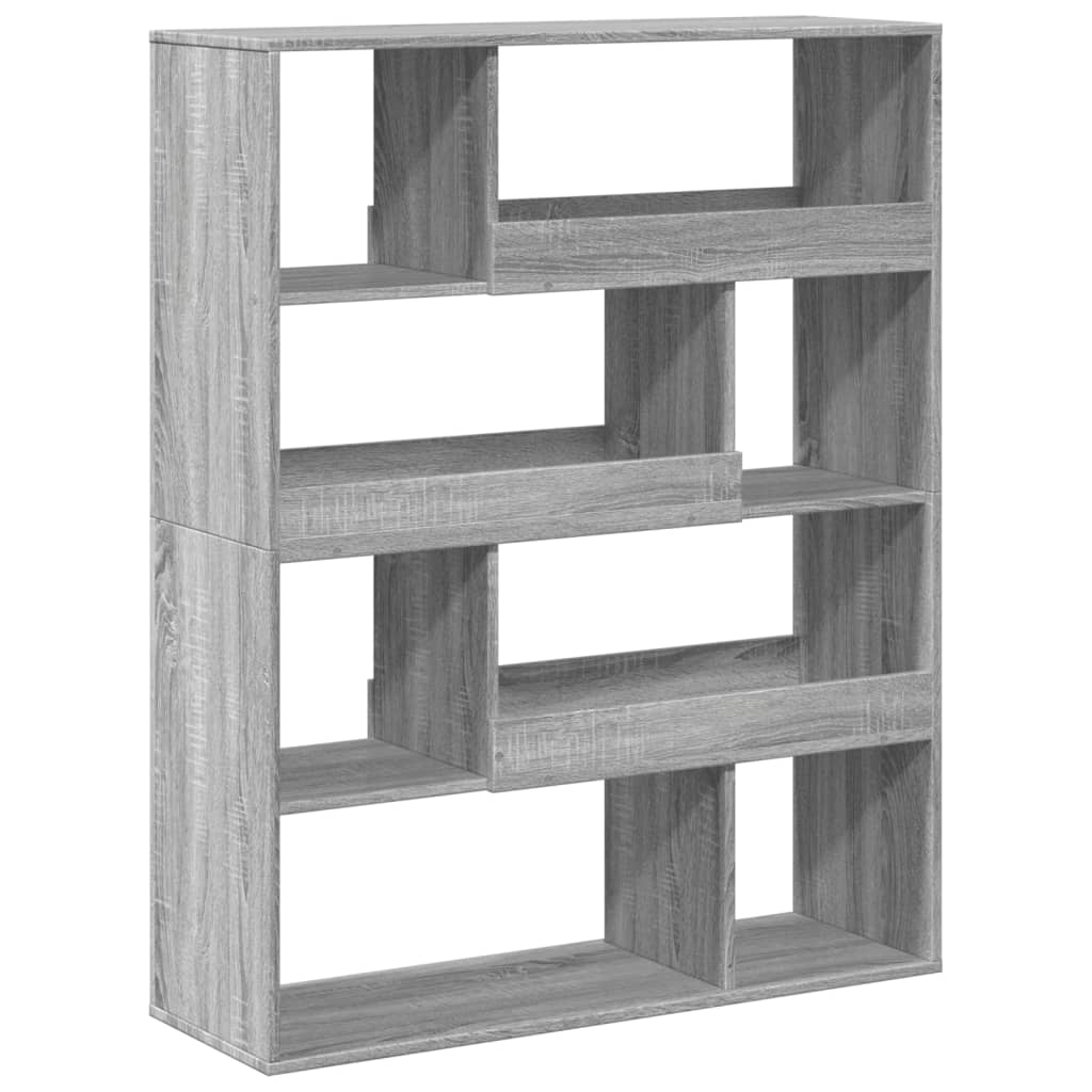 Bookcase Grey Sonoma 100x33x125.5 cm Engineered Wood