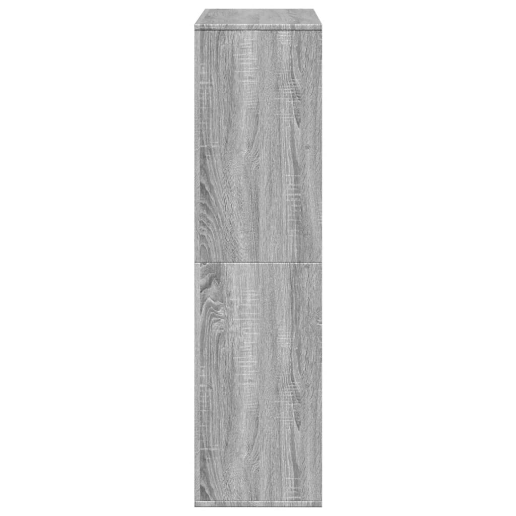 Bookcase Grey Sonoma 100x33x125.5 cm Engineered Wood