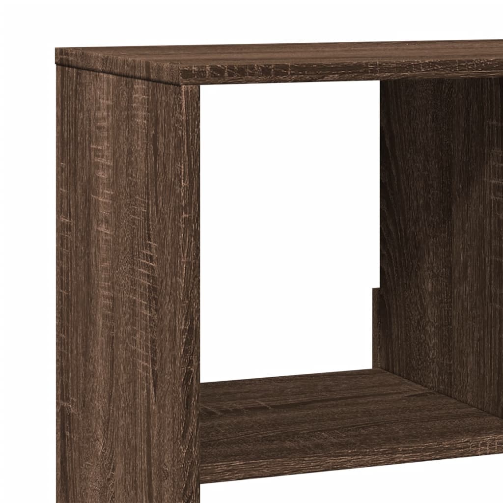 Bookcase Brown Oak 100x33x125.5 cm Engineered Wood