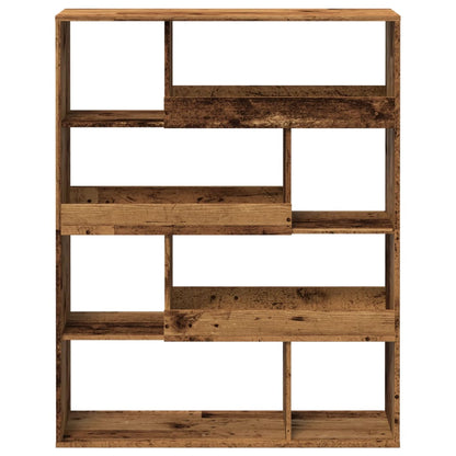 Bookcase Old Wood 100x33x125.5 cm Engineered Wood