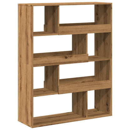 Bookcase Artisian Oak 100x33x125.5 cm Engineered Wood