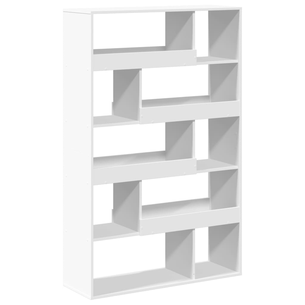 Bookcase White 100x33x156.5 cm Engineered Wood