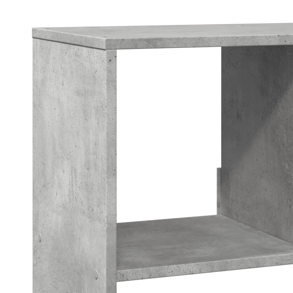 Bookcase Concrete Grey 100x33x156.5 cm Engineered Wood