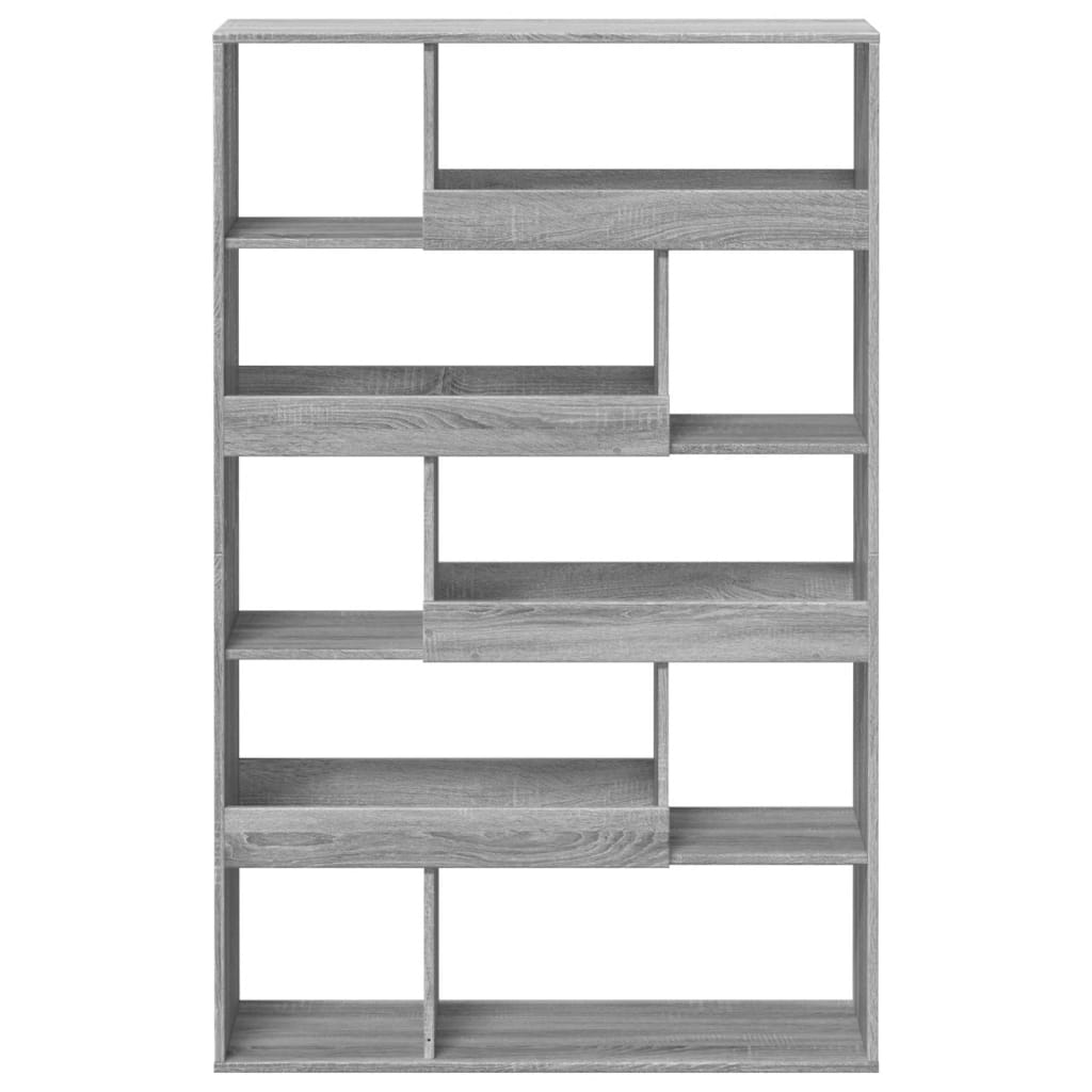 Bookcase Grey Sonoma 100x33x156.5 cm Engineered Wood